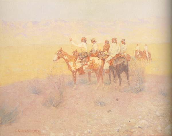 Frederic Remington Evening in the Desert (mk43)